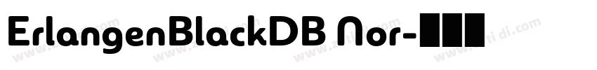 ErlangenBlackDB Nor字体转换
